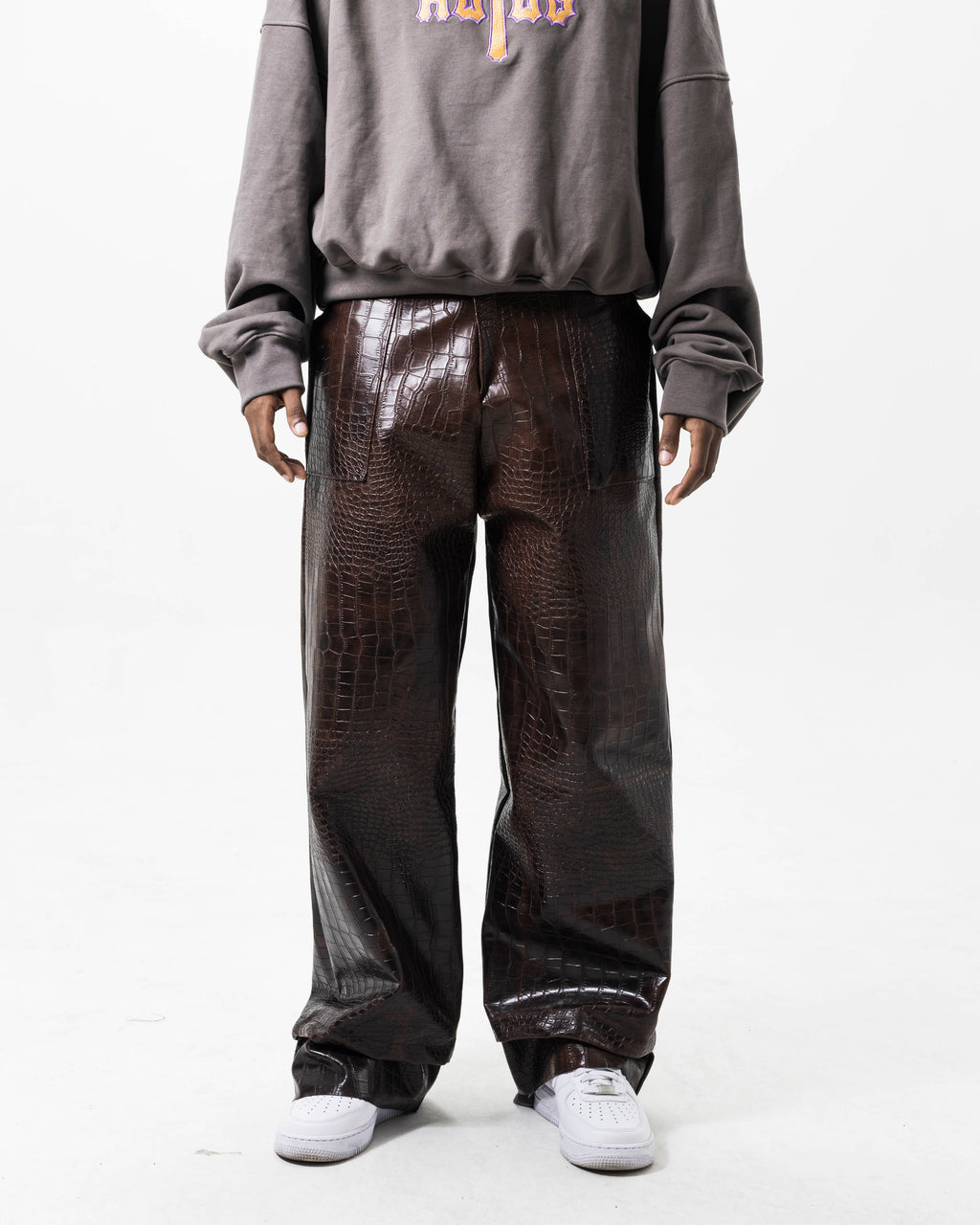 Pantalón cocodrilo brillo
