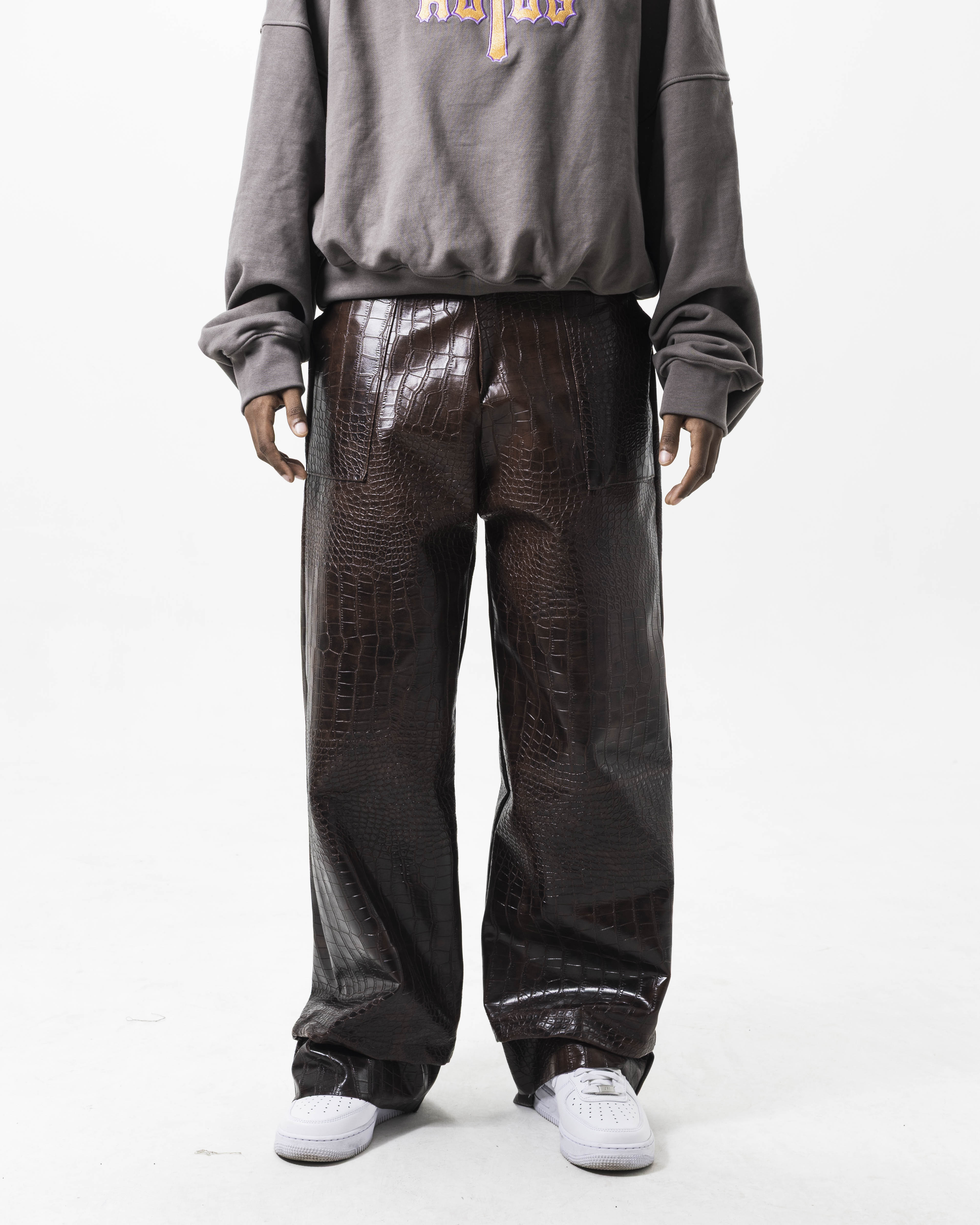 Pantalón cocodrilo brillo